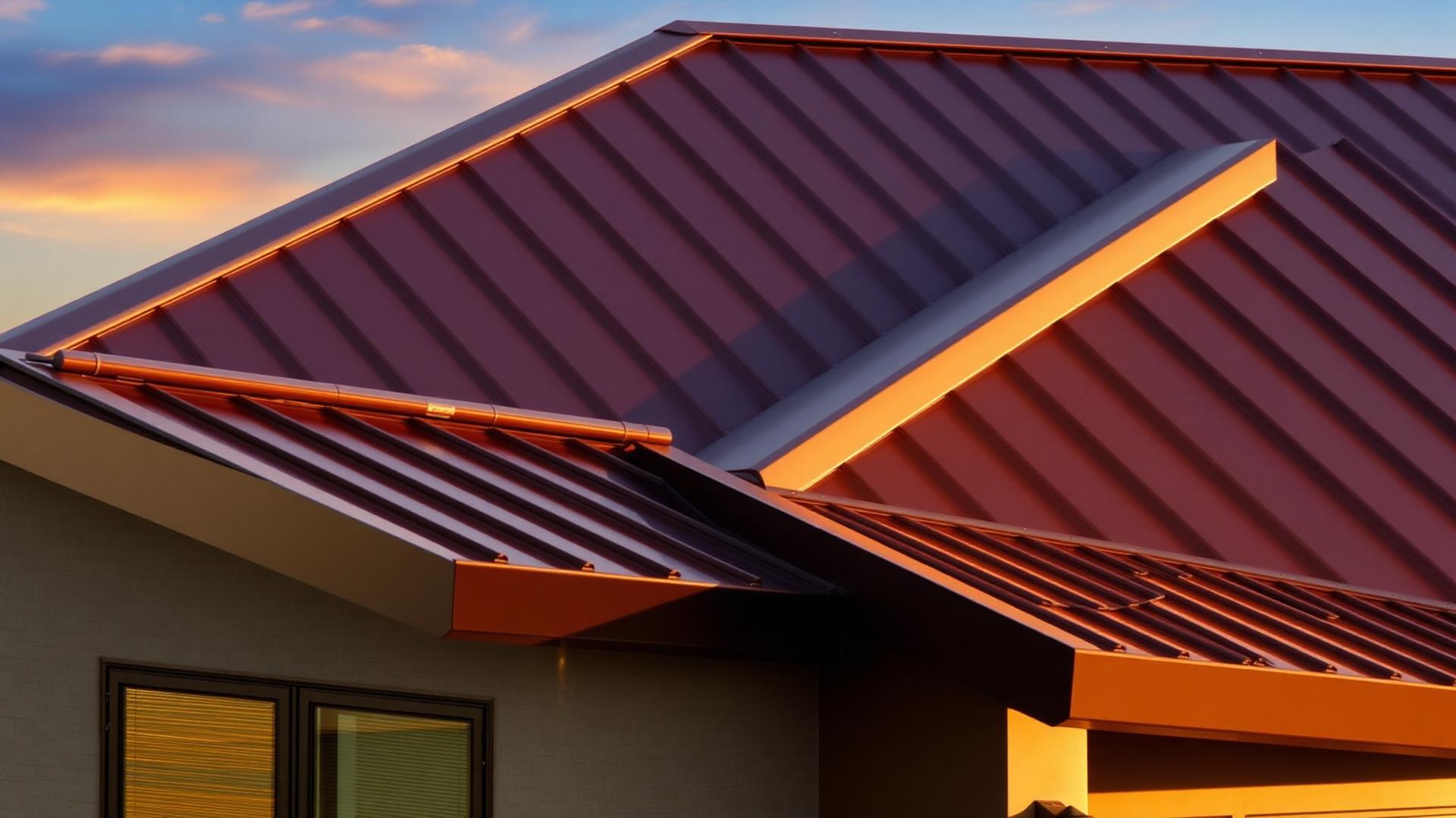 Standing seam metal roofing installation by Keen Roofing
