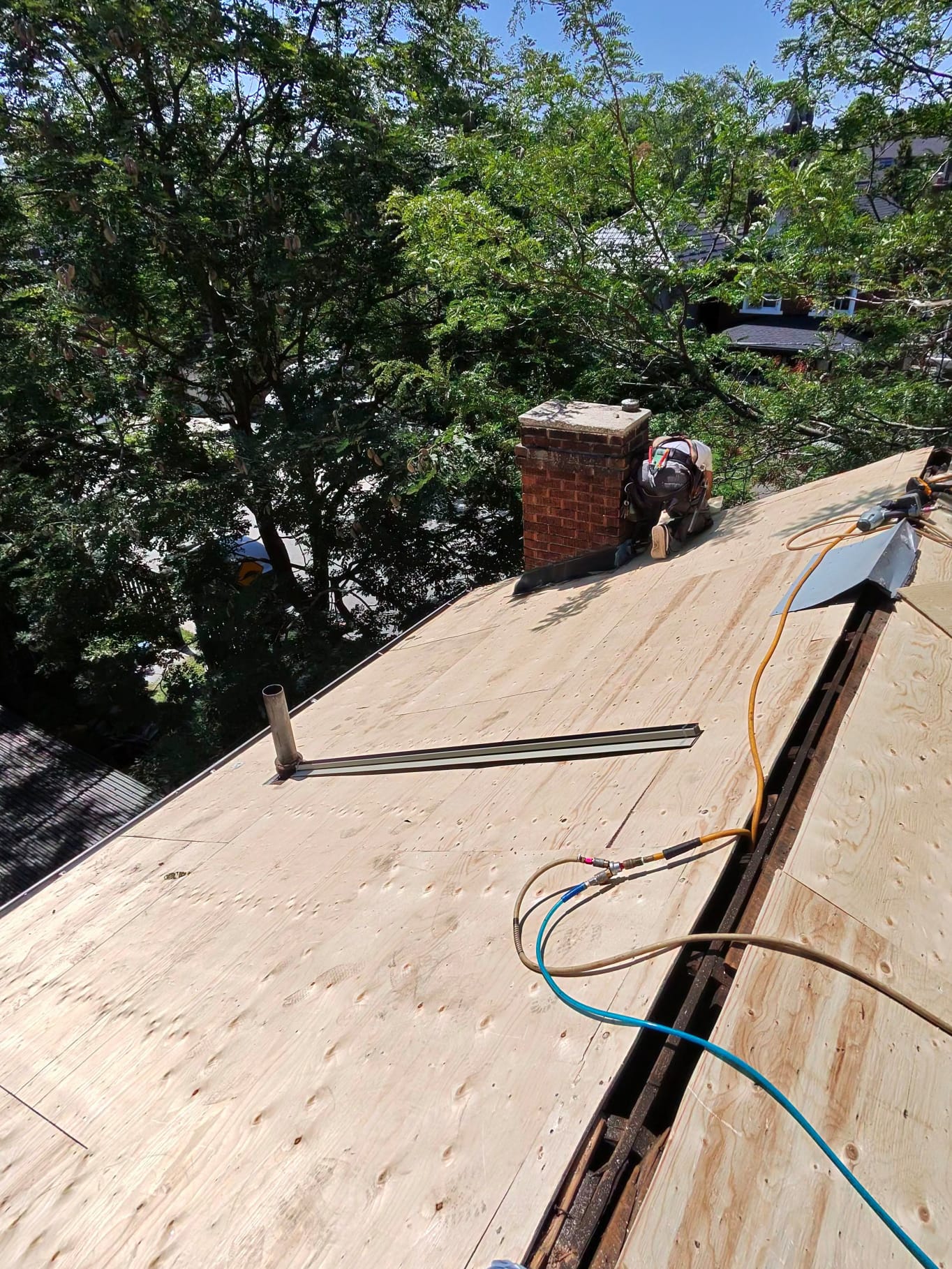 Resheet Over Wood Deck — Etobicoke Wood Deck Resheet in Etobicoke, ON