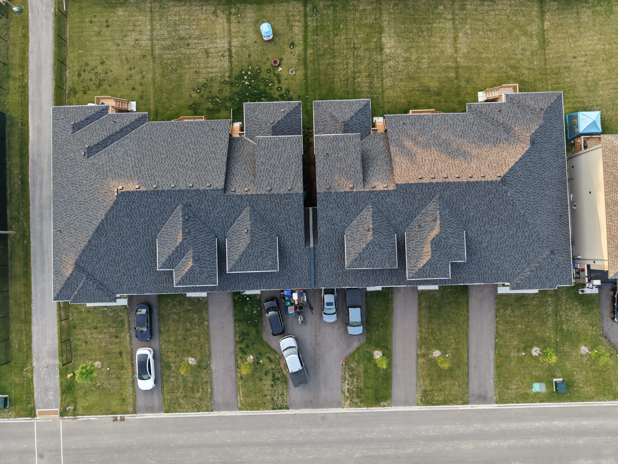 Townhouse Roofing — Orillia Townhomes in Orillia, ON