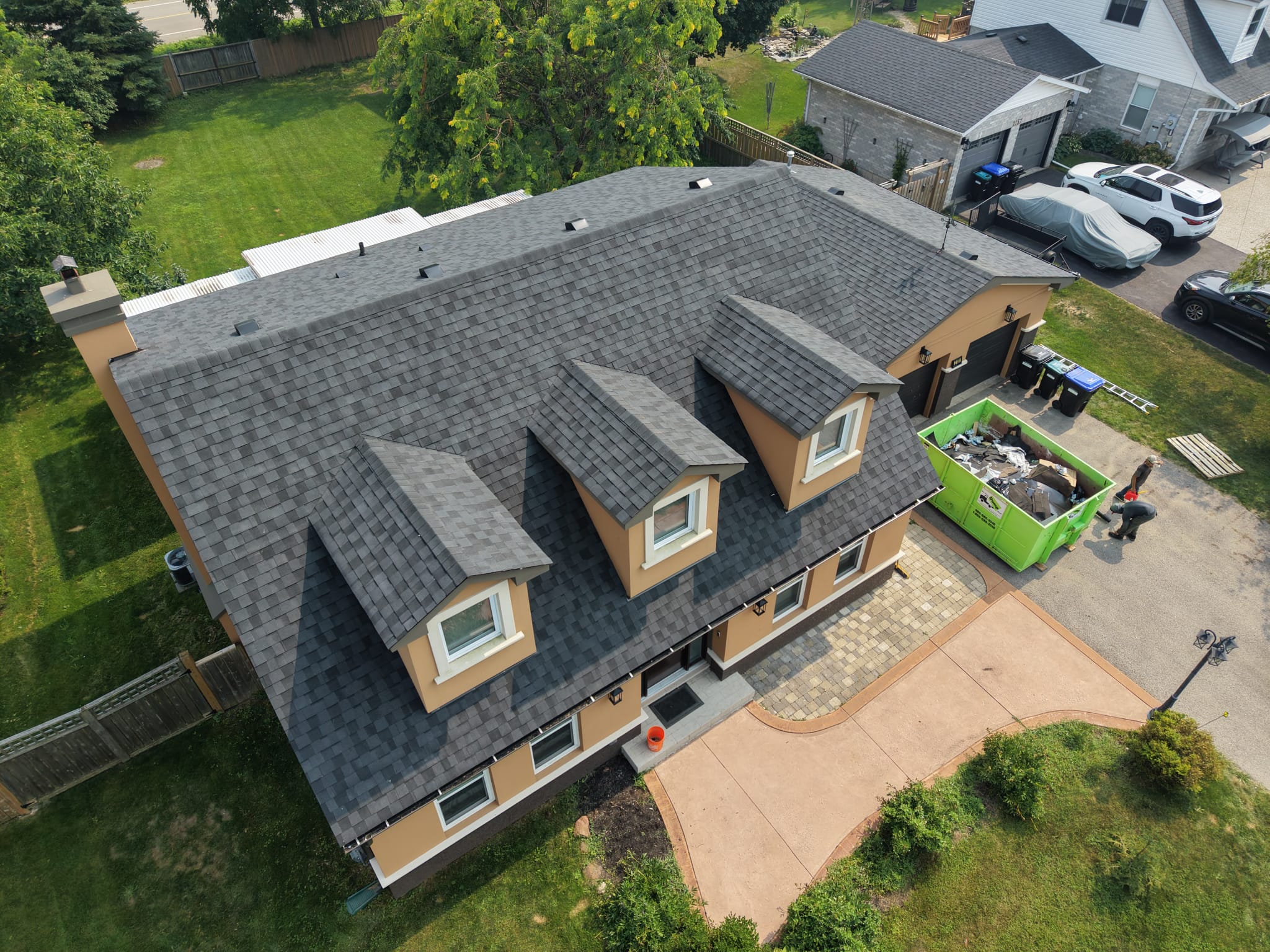 Townhouse Roofing — Orillia Townhomes in Orillia, ON