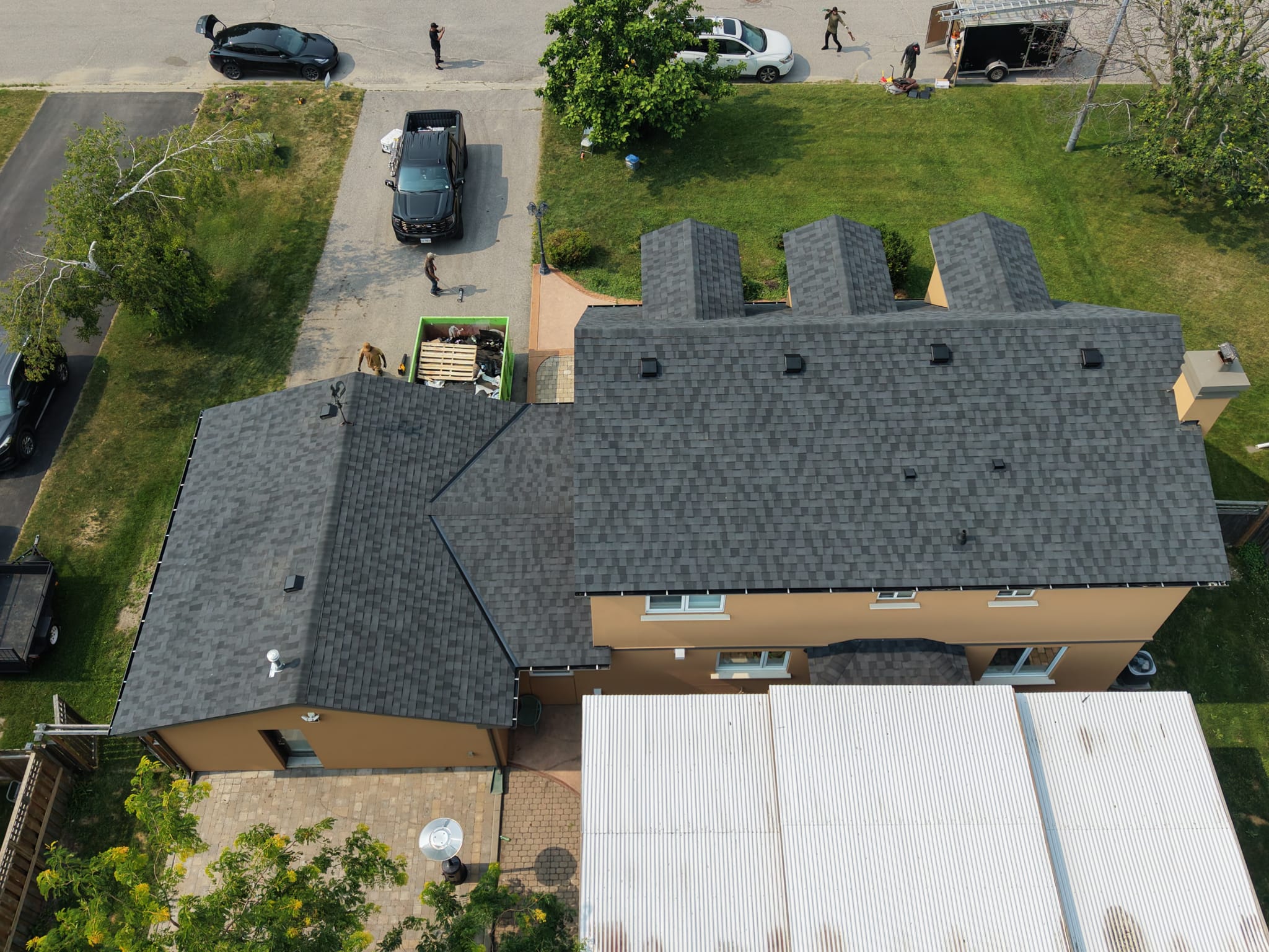 Townhouse Roofing — Orillia Townhomes in Orillia, ON